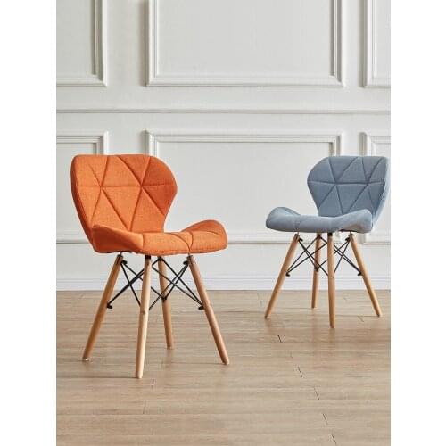 Nordic dining chair Recreational chair modern Leather decorative Vanity chair nordic dining chair Modern Morocco designer chair