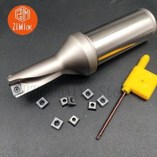 SP-16-2D-C25 Violent U Drill Shallow Hole Drill Abandoned Quick Water Drill Bit 2D Double Diameter+SPMG060204 DG Carbide Insert