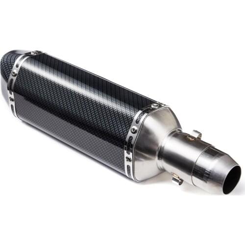 Universal Motorcycle Exhaust Pipe With Muffler For KAWASAKI NINJA 400 Moto Bike DB Killer For YAMAHA MT07 MT09 Universal