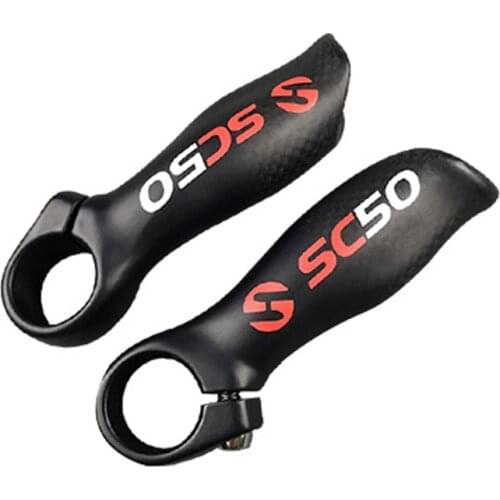 Bicycle Handlebar Bike Little Horn Vice put the rest Ultralight Cycling Mountain Bike Accessories Part Carbon Fiber Handlebar