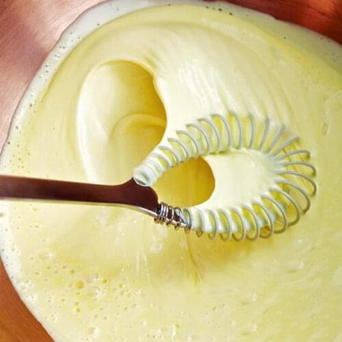 Mixer Egg Beater Manual Self Stainless Steel Whisk Hand Blender Egg Cream Stirring Kitchen Tools for Honey Mixer