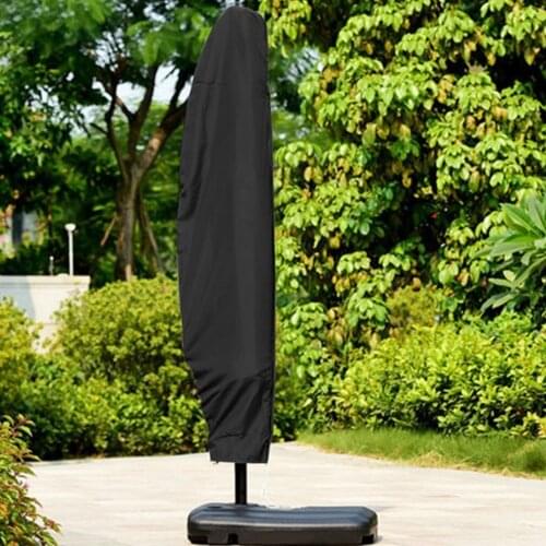 210D Oxford Cloth Waterproof Outdoor Sunshade Umbrella Cover Garden Weatherproof Patio Cantilever Parasol Rain Cover Accessories