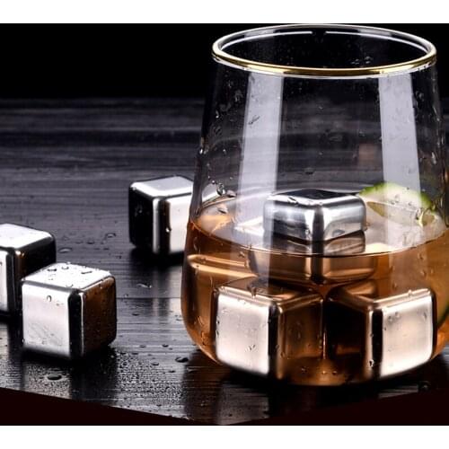 Stainless Steel Ice 304 Metal Frozen Tartar Ice Granulator Ice Hockey Whiskey Ice God Gift