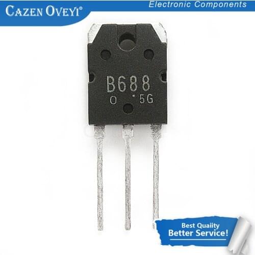 4pcs/lot =2pairs 2SB688 2SD718 ( 2pcs B688 + 2pcs D718 ) TO-3P In Stock