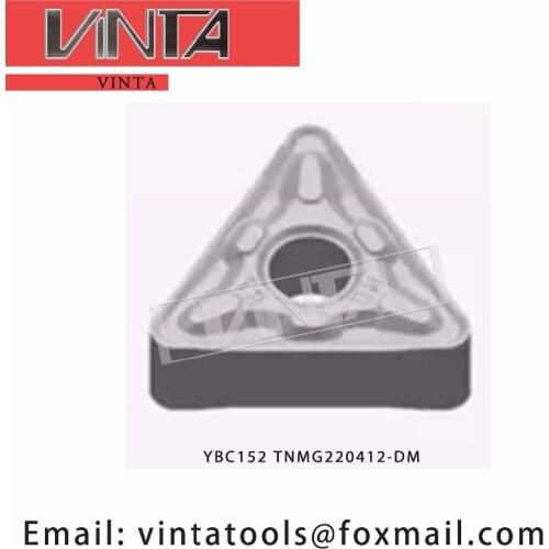 Free shipping high quality 10pcs/lots YBC152 YBC351 YBC252 YBC251 TNMG220412-DM cnc carbide turning inserts cutting blade tools