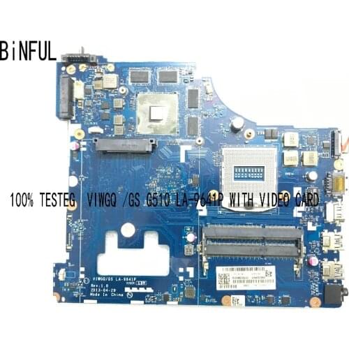 FAST SHIPPING. VIWGQ / GS LA-9641P G510 LAPTOP MOTHERBOARD FOR LENOVO G510 MAINBOARD, 8750m 2gb PLEASE COMPARE