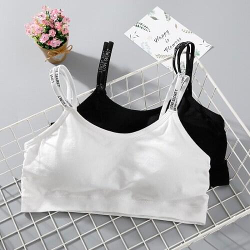 Teenage Young Girls Bra Cotton Underclothes Bra for Girl Underwear Wireless Small Training Bra for Teens Girl Underwear Clothing