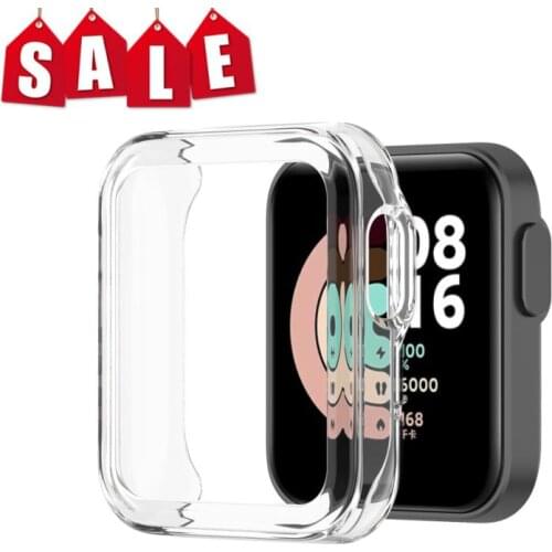 Watch Cover For Mi Watch Lite/Redmi Screen Protector Smart Watch Accessories For Mi Watch Redmi TPU Anti-drop Case