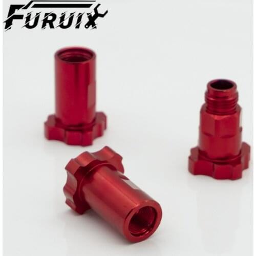 Red PPS Cup Adapter 16X1.5 14X1 External Thread for Spray Gun Disposable Measuring Cup Connector