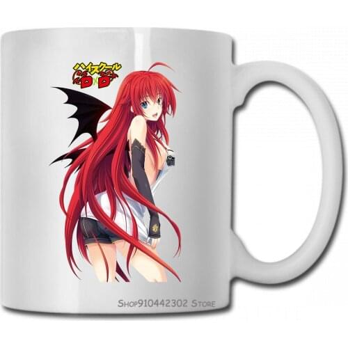 High School Dxd Rias Gremory Anime Japan Mens Black Mug Cup Size S To 3Xl Women Men