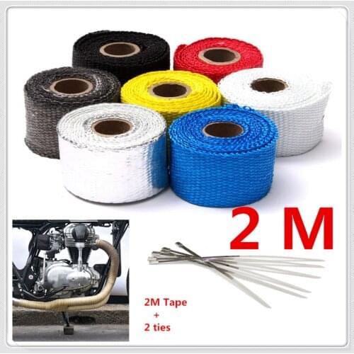 Motorcycle moto Exhaust Heat Wrap cover tape Insulation FOR KTM Bajaj PulsaR 200 NS 1190 AdventuRe R 1050 RC8 Duke