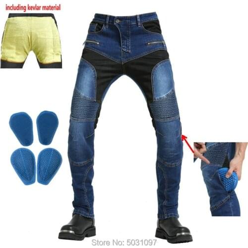 Volero motorcycle riding pants super slim protective trousers including kevlar material wear-resistant mesh breathable jeans
