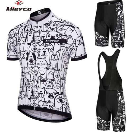 Cartoon Pattern Cycling Jersey Summer Team Cycling Set Bib Shorts Bike Clothing Ropa Ciclismo Cycling Clothing Sports Suit Child