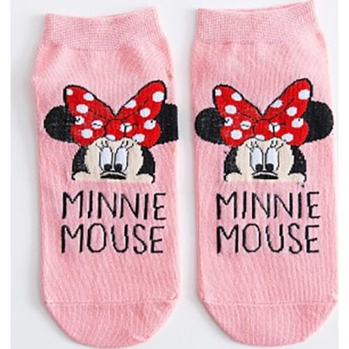 Disney Cartoon Socks Cute Mouse Duck Ankle Socks Invisible Socks Mickey Minnie Happy Funny Sock Cute Cotton Girls Women Socks