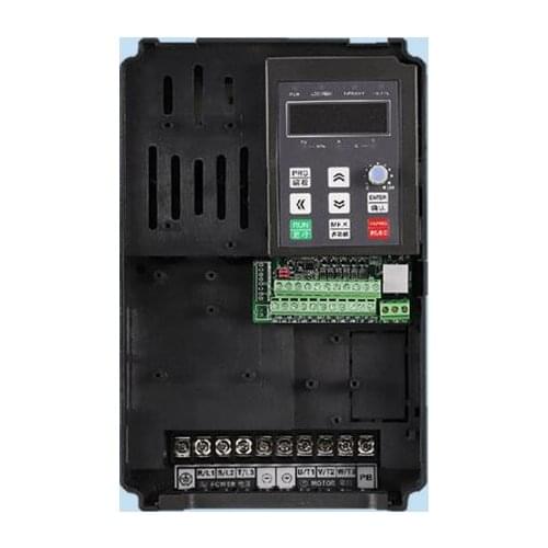 Single phase 220V input to 380V output 11KW general inverter / three-phase 380 asynchronous motor speed regulator