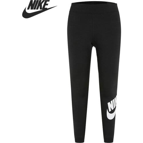 Original New Arrival NIKE AS W NSW ESNTL LGGNG FUTURA HR Womens Pants Sportswear