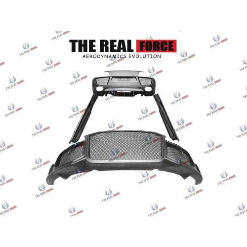 Suitable For 12-15 Audi R8 V8 V10 VAD-R Full Body Kit ( Front Bumper Rear Bumper Side Skirts ) - half carbon available