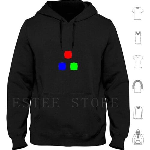 Rbg Glowing Pixels Hoodies Long Sleeve Legend Triforce Dark Side Moon Link Video Game Tri Force Prism Spectrum Games