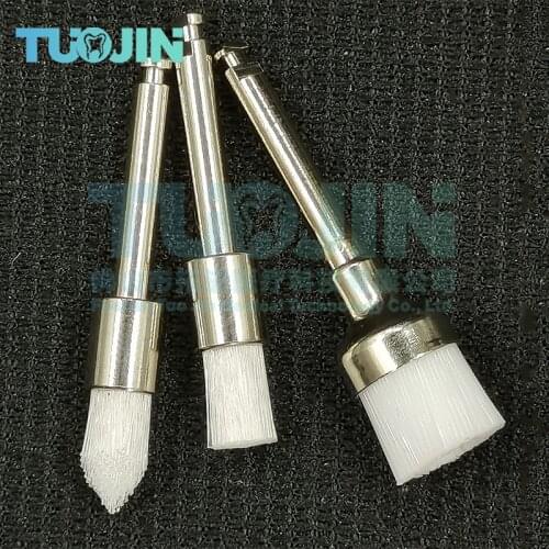 Dental Polishing Brush Polisher Nylon Bristles Mix Style Prophy Rubber Cup Dentistry Teeth Whitening Tools 100PCS/BOX