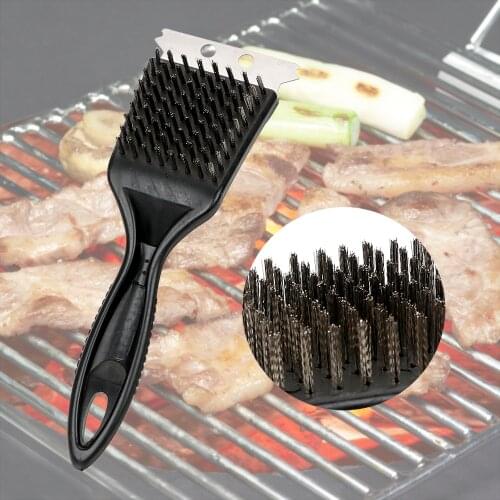 HILIFE Barbecue Grill Brush Wire Bristles Cleaning Brushes Cooking Tools BBQ Cleaning Tools Outdoor Home BBQ Accessories