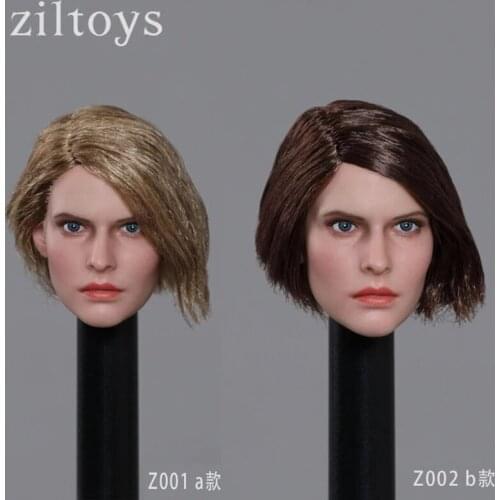 Ziltoys 1/6th Z00 Gil Ruthless Female Killer Special Police Head Sculpture Fit 12" Action Body Ziltoys
