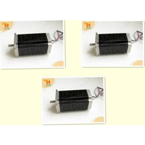Wantai 3PCS Nema 23 Stepper Motor Dual Shaft 57BYGH115-003B dual shaft 3.0A 3Nm 425oz-in 115mm CE ROHS ISO Embroidery 3D Printer