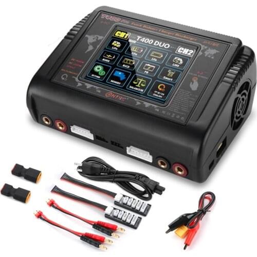 HTRC T400 RC Charger AC/200W DC/400W 12A for LiHV LiFe Lilon NiCd NiMh Pb LiPo Battery Charger Discharger T240 C240 RC Model Toy