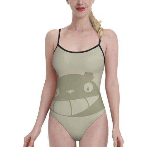 Women 2021 Exotic Bikinis Totoros Lovely Cat Women Swimsuit One-Piece Bikini Anime Manga Chibi Women bathing suit SwimSuit