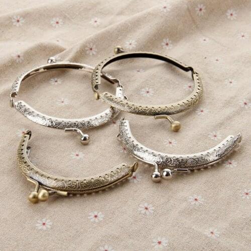 1pc 8.5cm Purse Frame for Purse Handle Clutch Bag Handbag Accessories Kiss Clasp Lock DIY