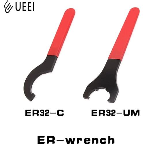 1PCS ER32 UM C wrench of collet chuck CNC lathe milling tool shank spindle nut wrench tool holder wrench are suitable for nuts