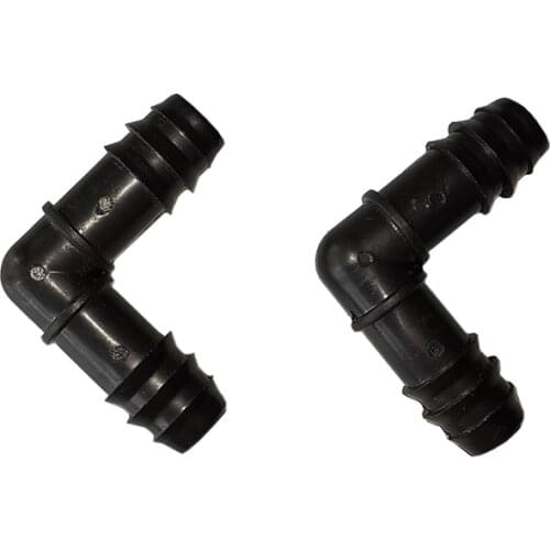 10 Pcs 1/2" 90 Degree Angle Garden hose Connector 16mm Elbow Barb Used For Garden Hose Coil Connector Hose Repair Connection