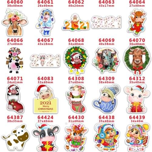 10 Pcs Cartoon Planar Resin Cabochons PR64060