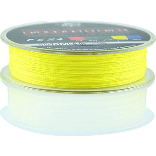 100m braided fishing line Top quality Super Strong 4 weavea strands Japanese Multifilament PE Braided lines Oceanfishing bait