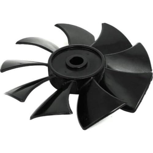 1100W/1500W 135mm Diameter 9 Vane Air Compressor Replacement Fan Black