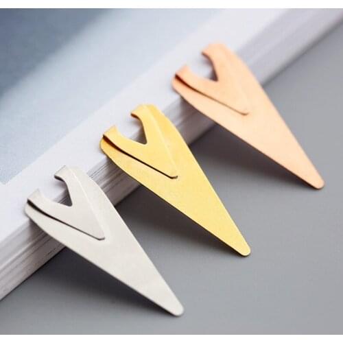 20 pcs/pack Brief w57 coloful Index Student Supply Creative School Cute Escolar Papelaria H0004 Paper Metal Bookmark