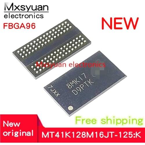 5PCS~50PCS/LOT MT41K128M16JT-125:K D9PTK FBGA96 DDR3 2GB New original