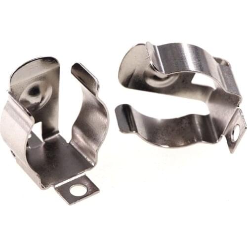 5 pcs SMT Battery Clip for AA 1/2AA CR2 CR123A Batteries Contact Retainer surface mount PCB Spring Steel Nickel Plated