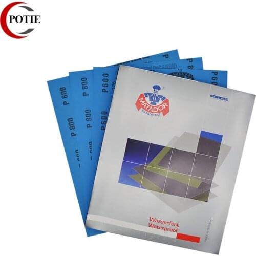 10PCS Grit P220 to P3000 Wet And Dry Polishing Sanding Wet/dry Abrasive Sandpaper Paper Sheets Surface Finishing Made