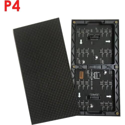 Aliexpress mexico brazil chile low price rgb led display module p4 32x64 12.8cm x25.6cm , wholesale price p2 p3 p4 p5 led module