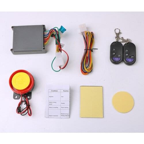 Car Security Alarm System Remote Control Electrical Ignition Scooter Motorcycle Bike ATV 12V Anti-theft