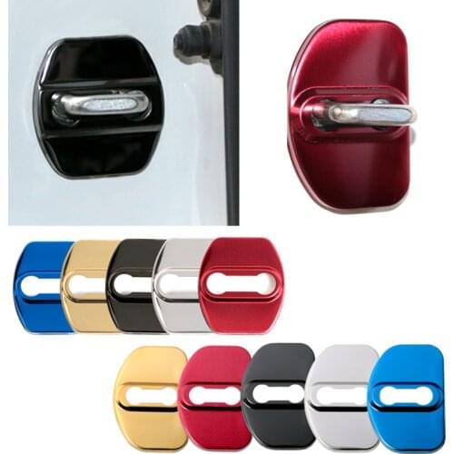 Car-Styling Car Door Lock Cover Auto Emblems Case For Renault Laguna 2 Captur Fluence Megane 2 Megane 3 Scenic Car-Styling