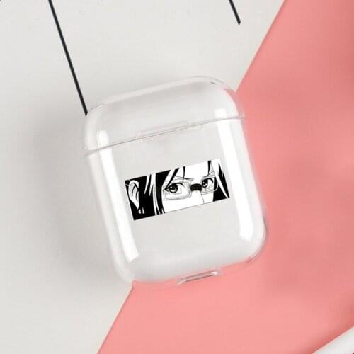 Hange Zoe Shingeki no Kyojin Cases For Apple AirPods 1 2 Case Clear Wireless Bluetooth Earphone Case Protective Shell