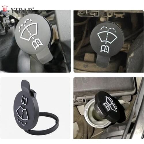 Black Windshield Wiper Washer Fluid Reservoir Cover Water Tank Bottle Cap