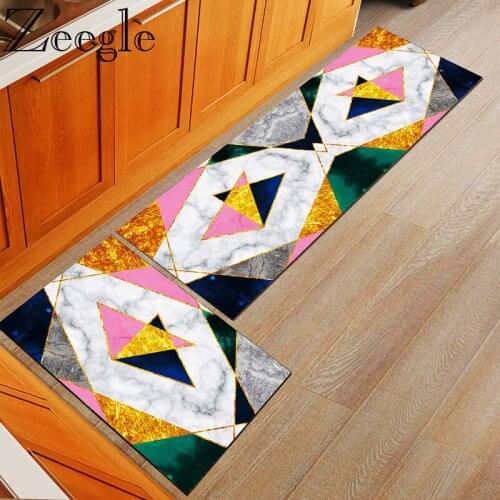 Europe 3D Printing Carpet for Living Room Kitchen Carpet Rug Hallway Doormat Anti Slip Bathroom Carpet Water Absorb Kitchen Mat