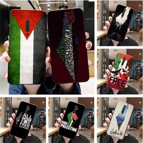Palestine Flag National Emblem Phone Case For Oppo A5 A9 2020 Reno2 z Renoace 3pro A73S A71 F11