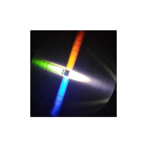 Photographic Dichroic Color K9 Rainbow Laser Cube Prism 8*8*8 Mm Size Crystal Teaching Customized Prism Glass