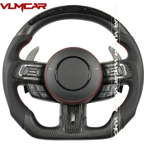 Custom Carbon Fiber Steering Wheel For Ford Mustang