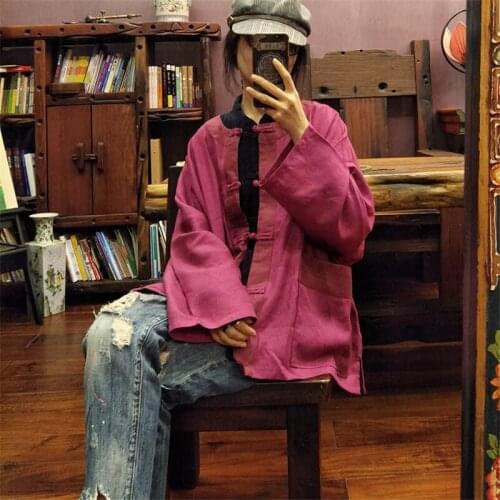 Цветные блузки Johnature China At AliExpress