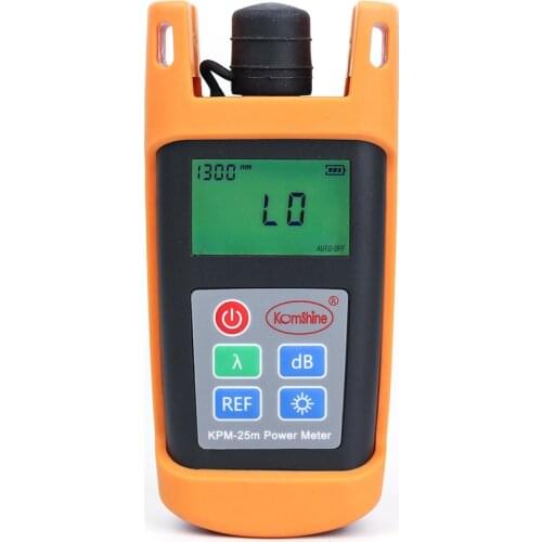 Komshine KPM-25 handheld optical power meter Tester Seven-Wavelength -70~+3dBm For SC connectors