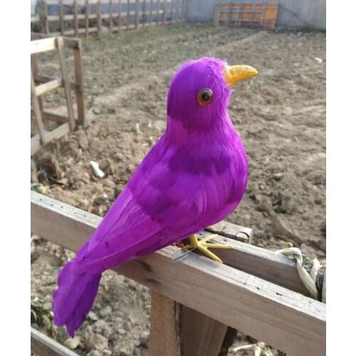 Creative purple dove model foam&furs simulation dove doll gift about 30cm 2299